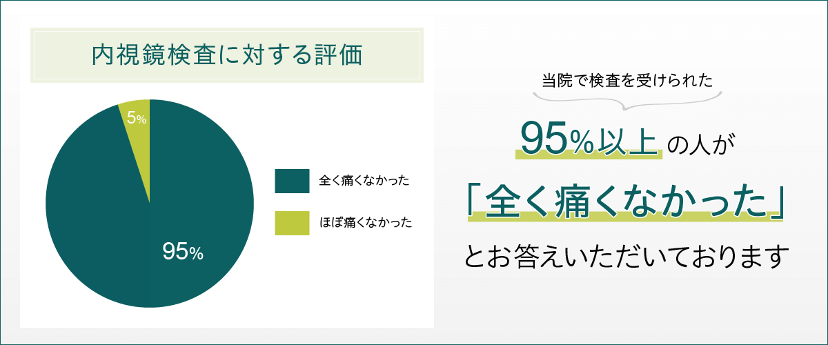 内視鏡検査に対する評価