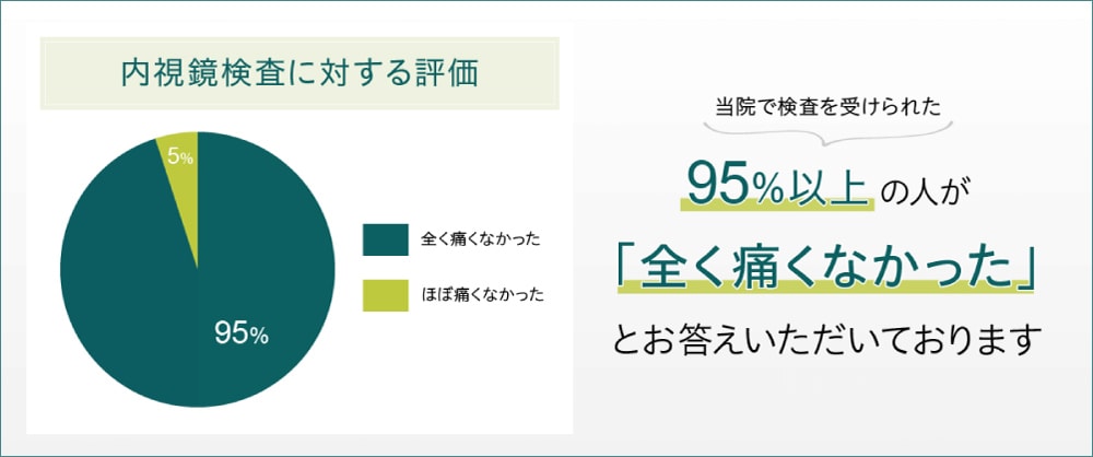 内視鏡検査に対する評価