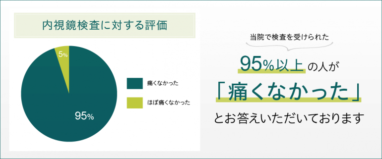 内視鏡検査に対する評価